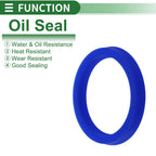 Set of 5 Oil Seal Rotary Shaft Seal 45x55x7mm High Pressure TPU