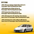 Rear Parking Brake Cable for Acura Integra (1994–1998) & Honda Civic (1992–2000)