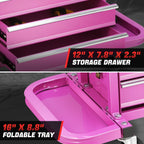 2X Adjustable Rolling Mechanics Tool Seat for Universal Use (350lbs Capacity)