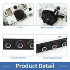 HVAC A/C Heater Climate Control Panel for Chevrolet Express 2500 3500 (2008–2022)