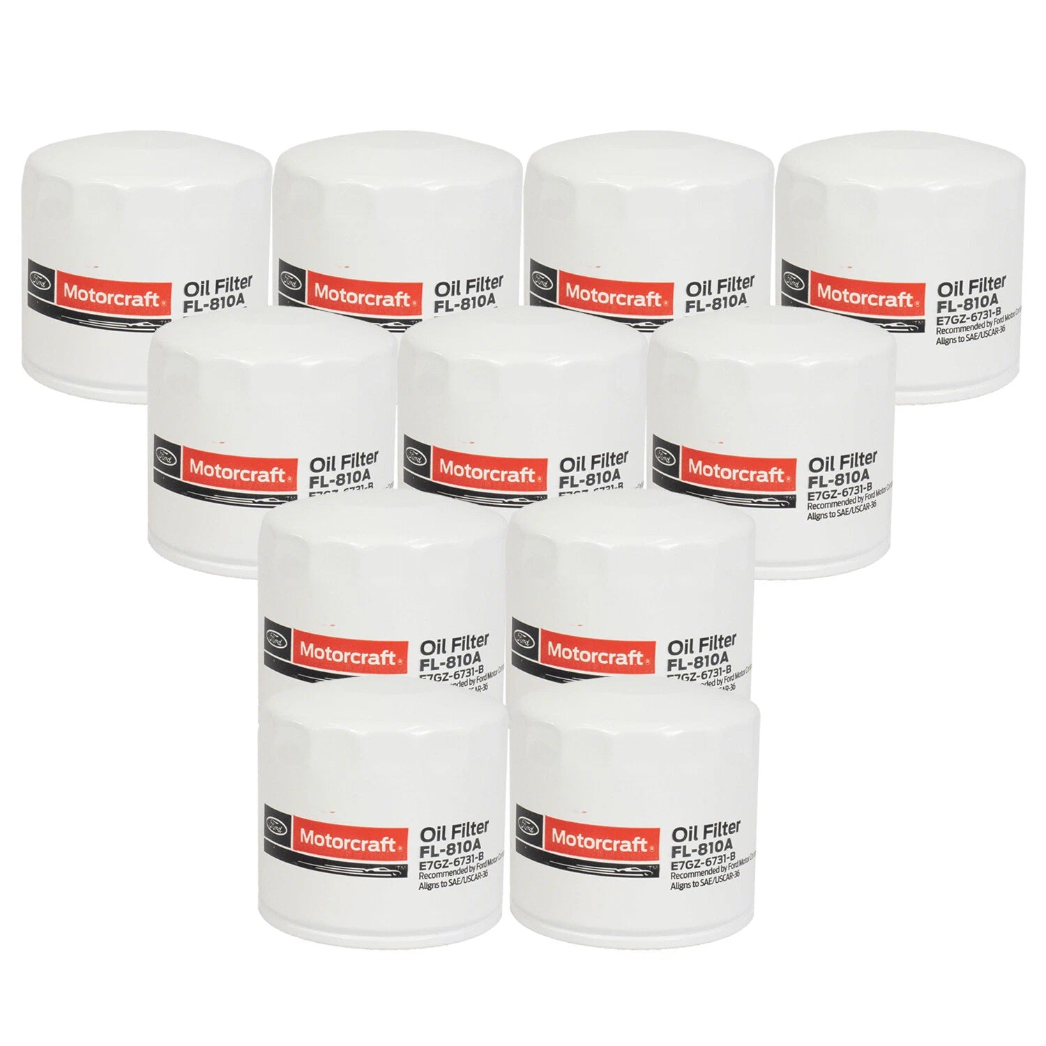 Set of 11 Engine Oil Filters for Acura Honda Hyundai Ford Pontiac (OEM)