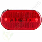 Set of 7 Red & 5 Amber LED Side Marker Lamps for RV Trailer (12V)
