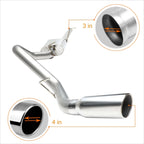4" Round Tip Muffler Catback Exhaust System for Silverado/Sierra 1500 (2009–2013)