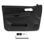 Driver Side Door Panel for Chevy Tahoe Silverado GMC Yukon (2007–2009) Black