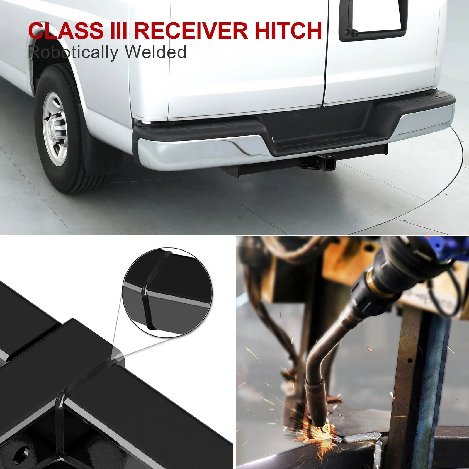 Trailer Hitch Receiver for Chevrolet Express 2500/GMC Savana 2500 (2003-2023)