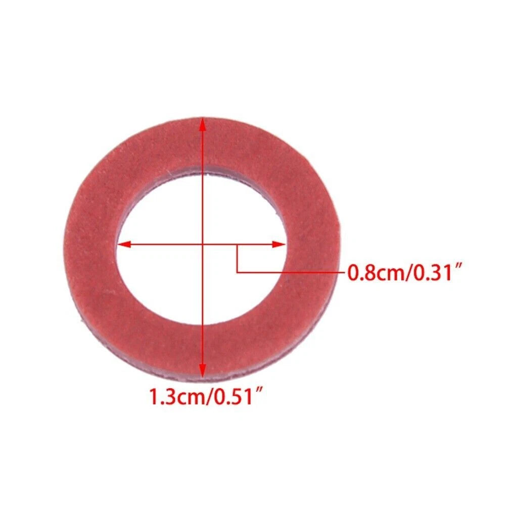 20X Lower Unit Oil Drain Gasket for Yamaha (Replaces 90430-08020, 90430-08003)