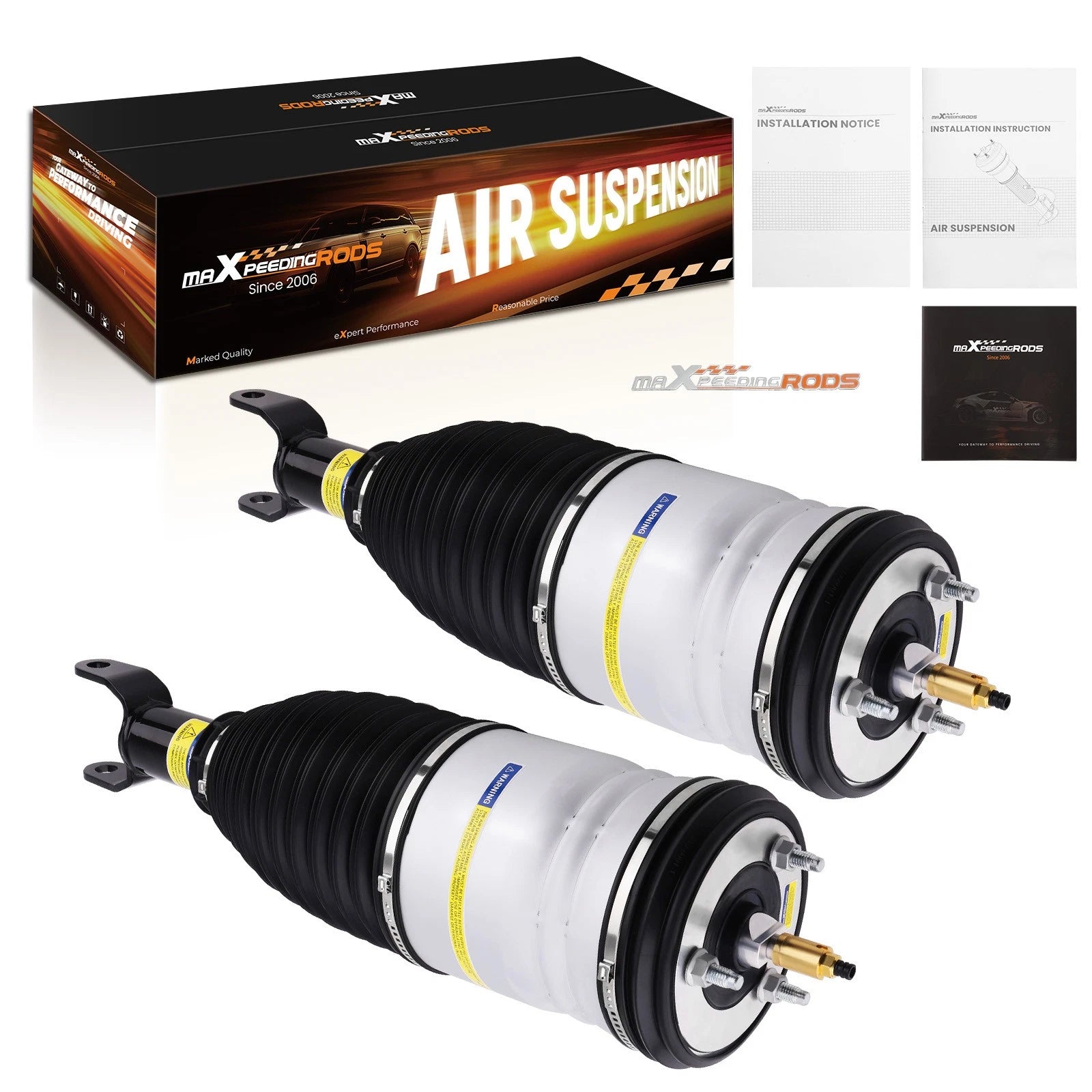 2X Front Air Suspension Shock Struts for Dodge Ram 1500 (2013–2019) 4877146AC