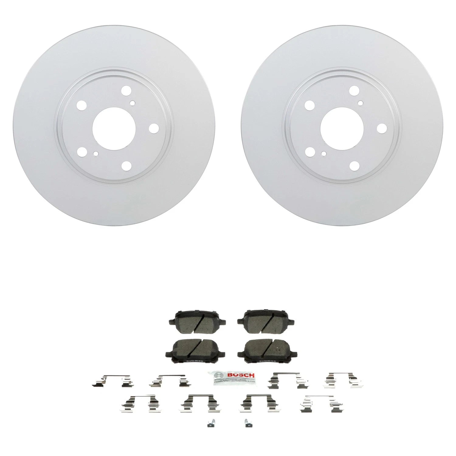 Front Quietcast Rotors & Blue Ceramic Disc Brake Pad Kit for Lexus RX300 (1999–2003)