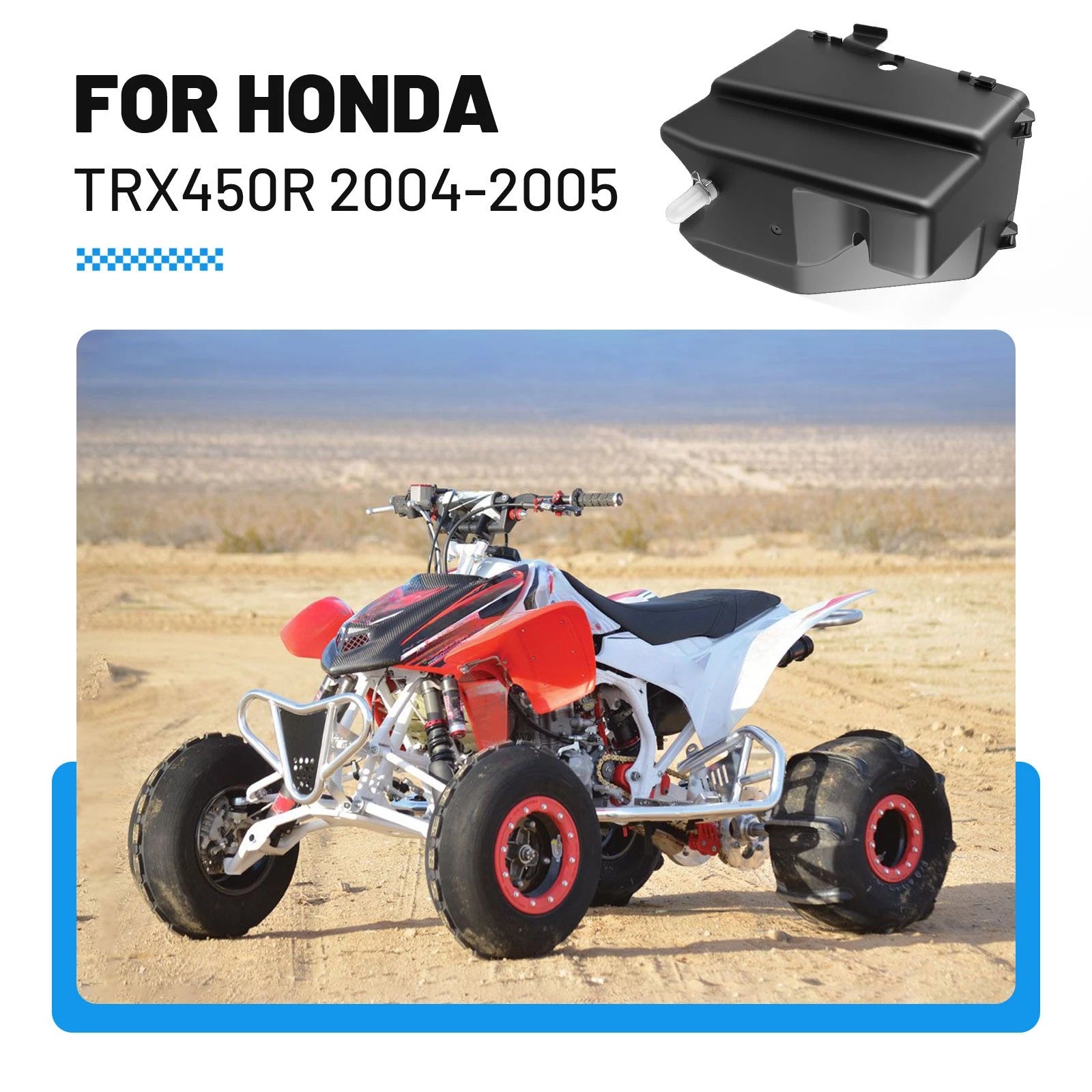 Air Filter Box Housing 17210-HP1-000 for Honda TRX450R (2004–2005)
