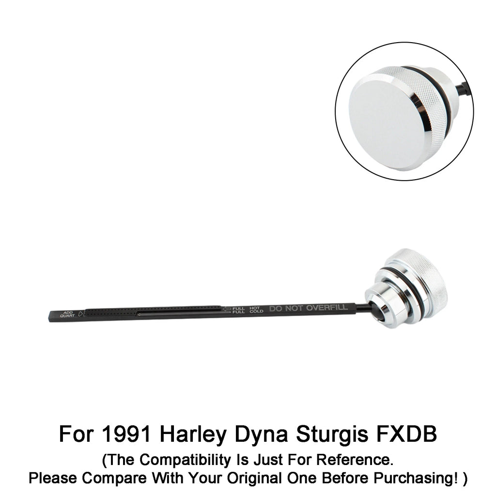 Oil Dipstick Tank Cap Plug 0710-0001 for Dyna Wide Glide FXDL (1991–1998)