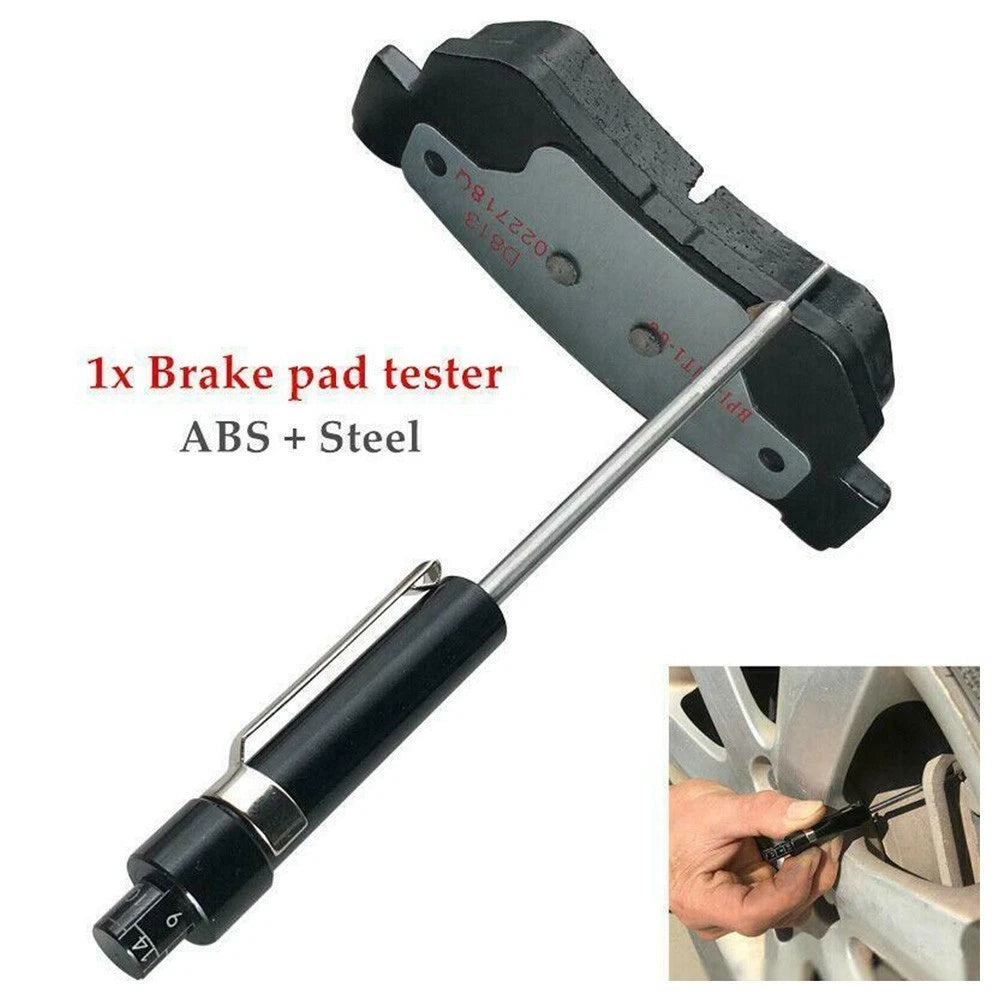 Brake Pad Tester Gauge Tool for Vehicle (13.5cm x 1.3cm)