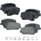 Set of 4 NAO Brake Pads for Hyundai Veloster (2013–2015)