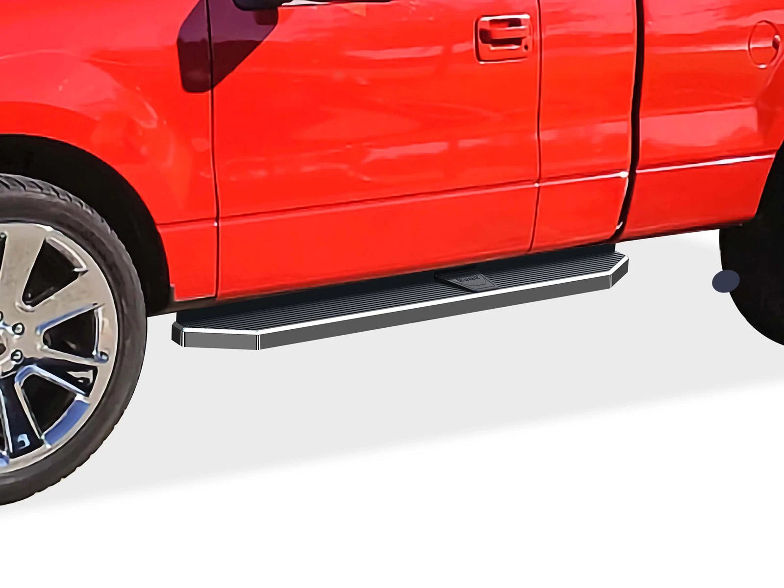 6" Polished Side Step Bars for Ford F150 Regular Cab (2004–2008)