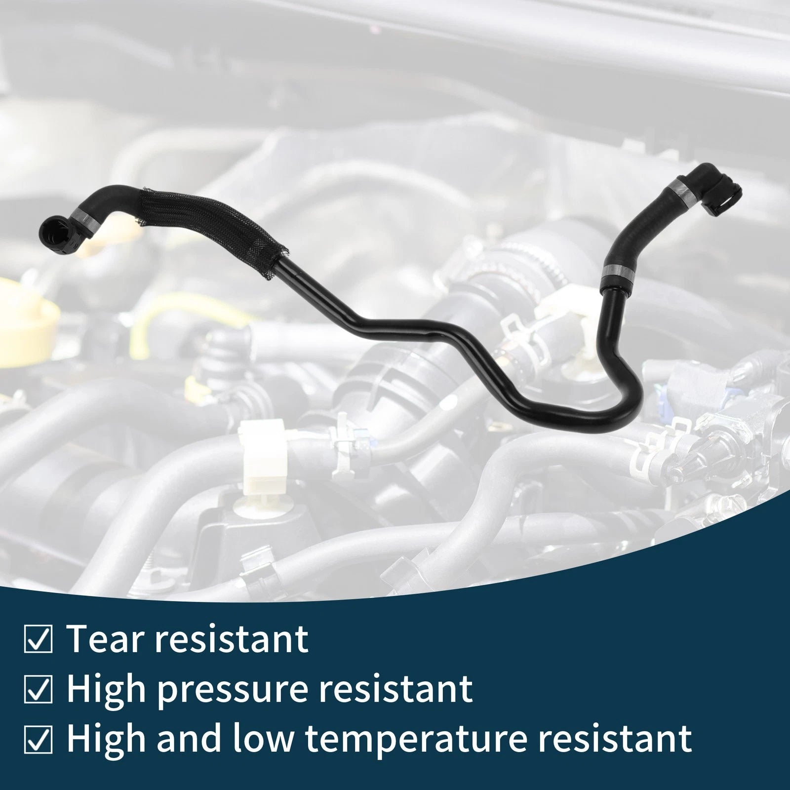 Radiator Hose for Mercedes-Benz W204 C/E200/250 (2007–2015) No.2045010124 Rubber
