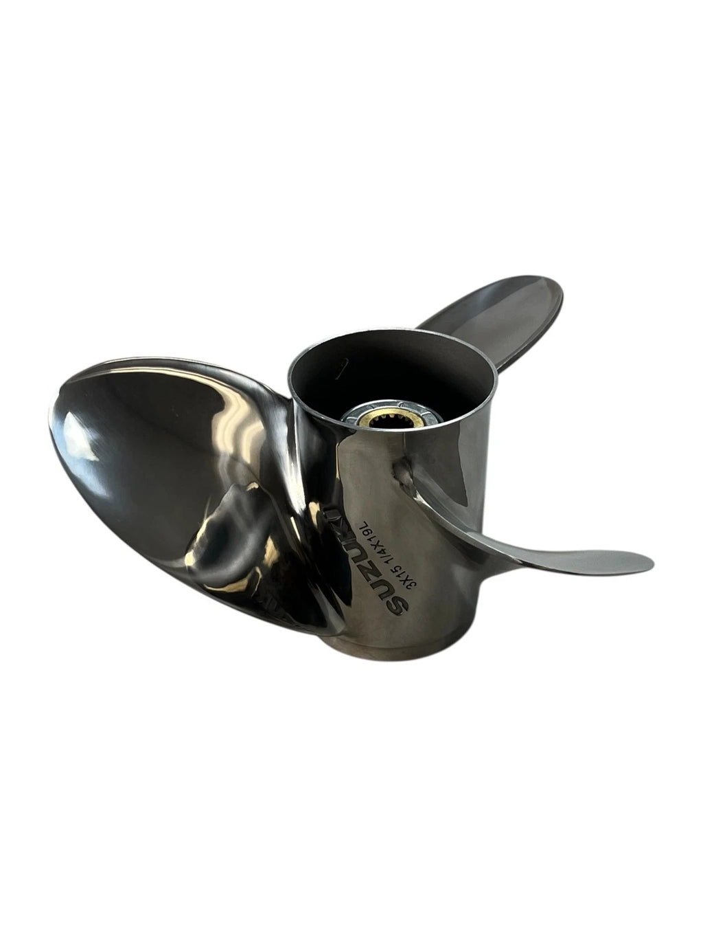 3X Stainless Steel Propeller for Suzuki (990C0-0083L-19P)