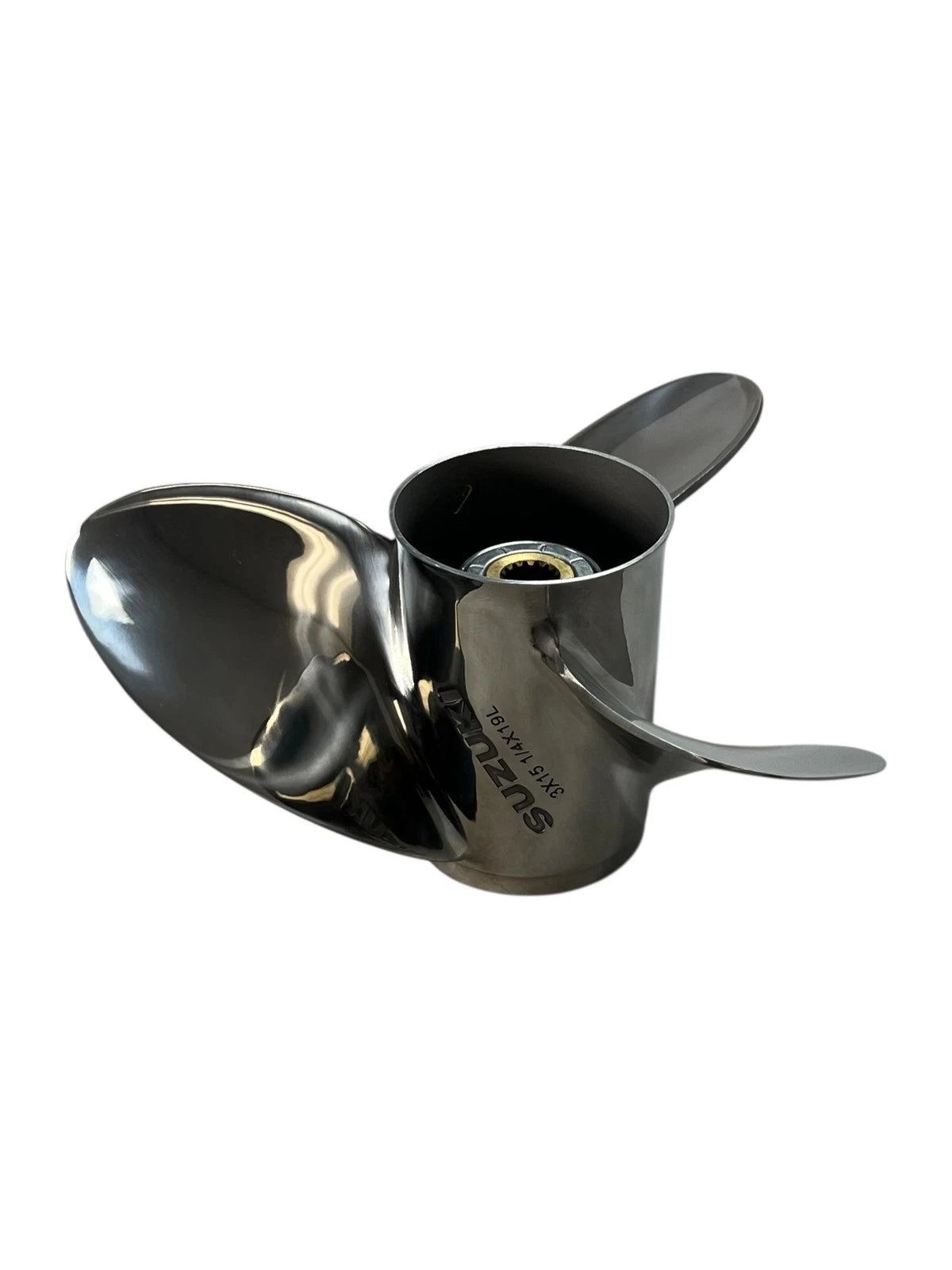 3X Stainless Steel Propeller for Suzuki (990C0-0083L-19P)