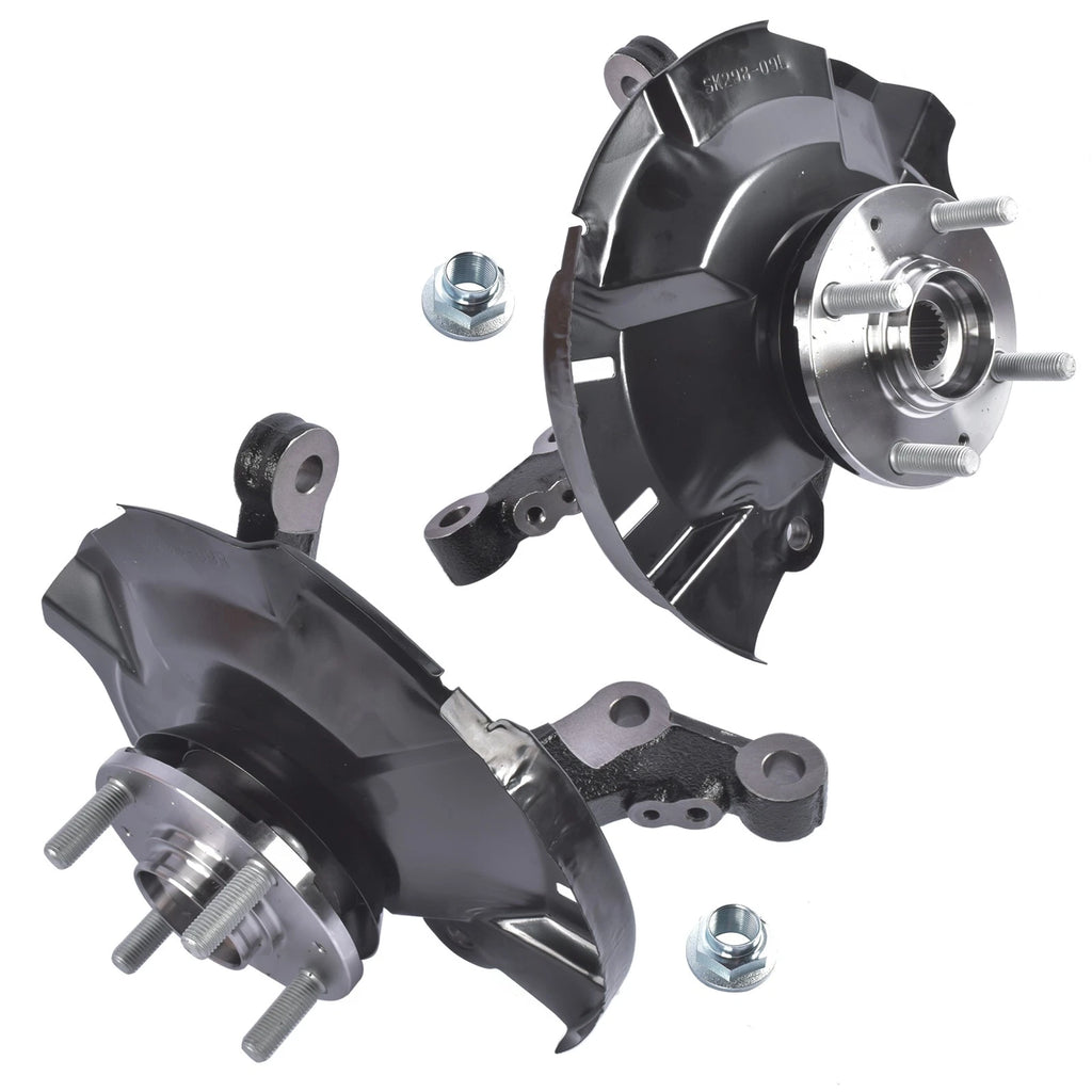 2X Steering Knuckle Assembly for Dodge Attitude, Hyundai Accent