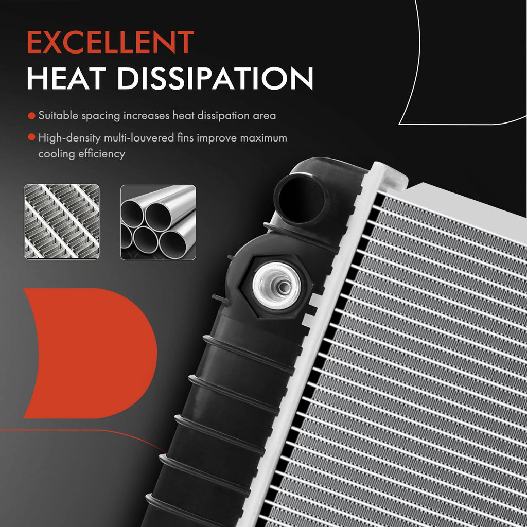 Radiator with Oil Cooler for Chevrolet C1500 C3500HD GMC K1500 K2500 (1990–1999)