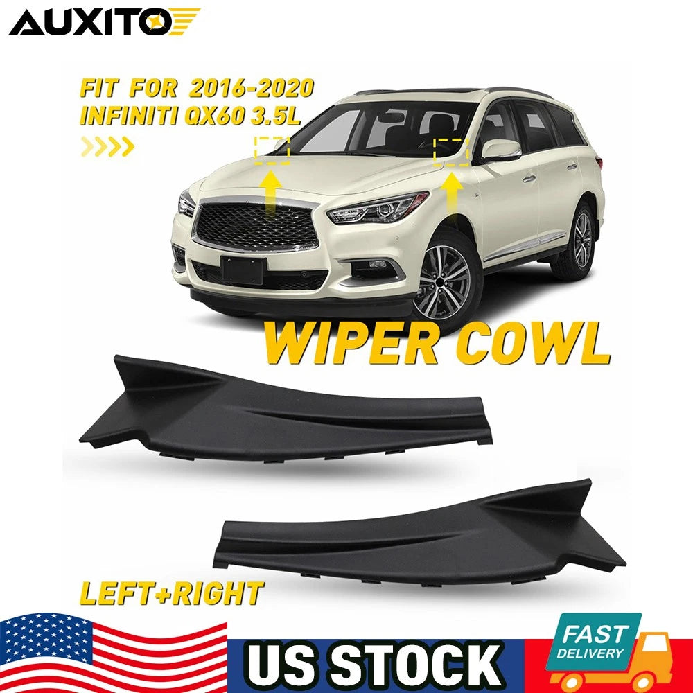 Fender Trim Cover Black for Infiniti QX60 (2016–2020) OE 66895-9NB0A 66894-9NB0A