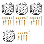 4X Carburetor Rebuild Kit for Honda Hawk 400 CB400T CB400 N (1978–1981)