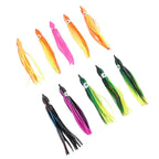 10X Fishing Lures Soft Bait 5cm/7cm/10cm/12cm Mixed Color