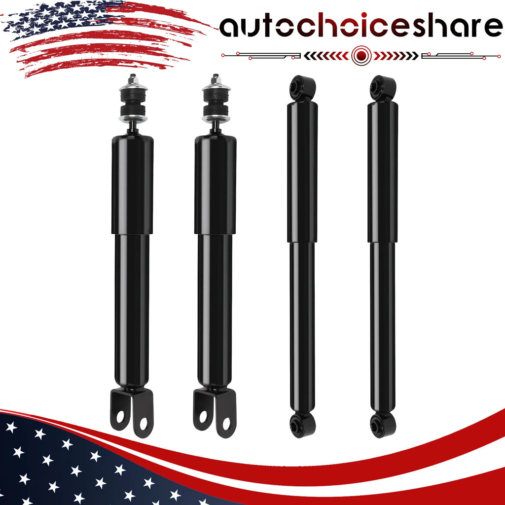 Set of 4 Shock Absorbers for GMC Yukon Avalanche Suburban Tahoe (2002–2006)