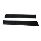 Passenger Front Door Molding Replacement Black Matte Plastic w Clips for Audi A4 (2009–2016)