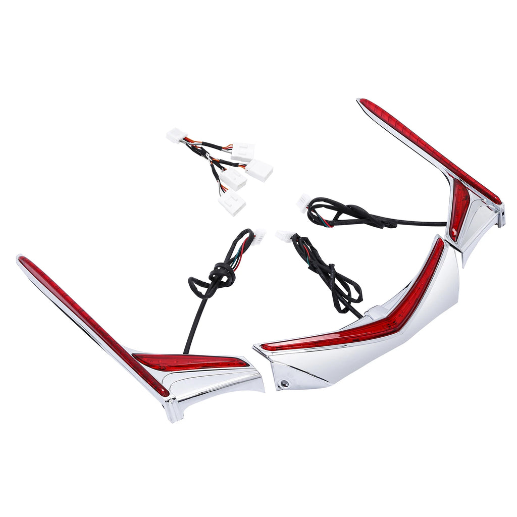 LED Fender Tip Brake Accent Light Strips for Honda Goldwing 1800 F6B (2012–2017)