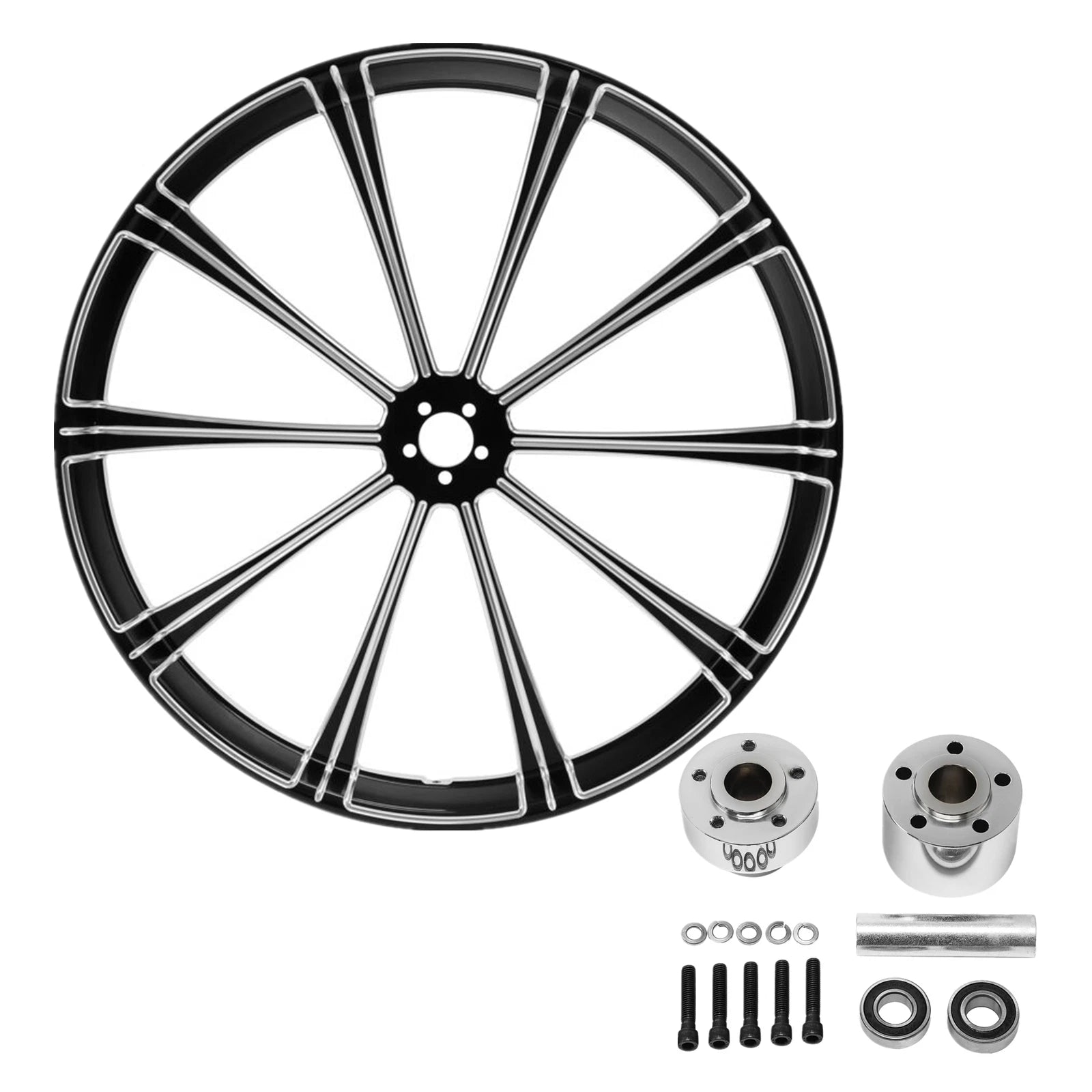 32x3.5" Front Wheel Rim & Single Disc Hub for Harley Street Road Glide (2008–2025)