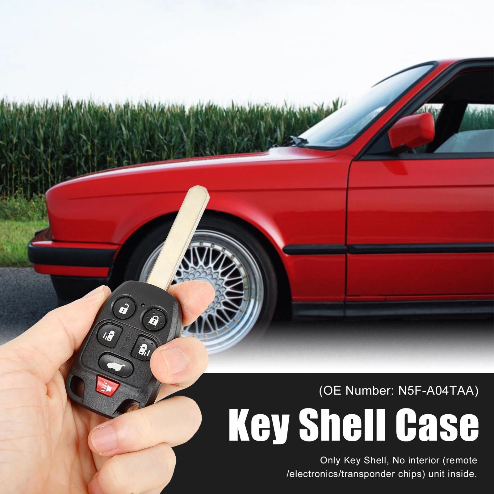 Key Fob Shell Case N5F-A04TAA for Honda Odyssey (2011–2013)