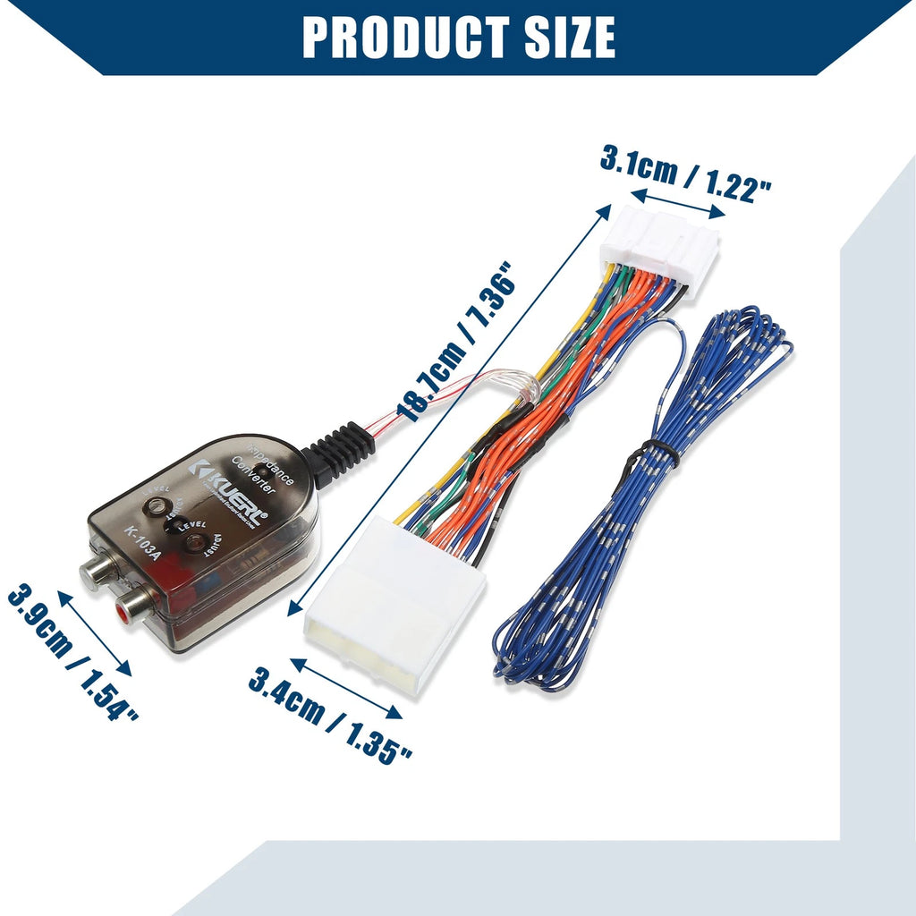 Inner Radio Subwoofer Amplifier Harness for Nissan Subaru 
