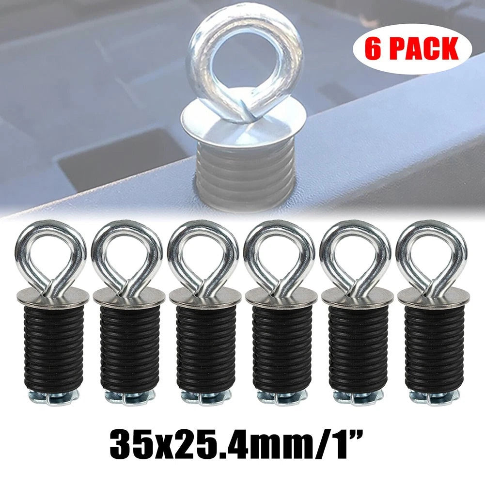 Set of 6 Lock and Ride Tie Down Anchors for Polaris RZR 1000 (2014–2023)