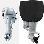 Outboard Motor Engine Cover for Universal Use (60-100 HP) - Black