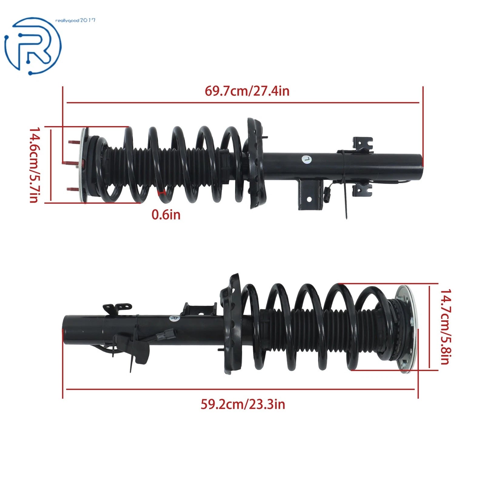 Shock Absorber Strut Assembly for Range Rover Evoque (2012-2018)