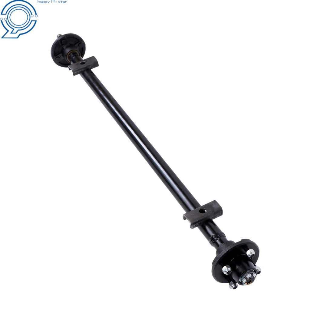 4 Lug Trailer Axle for Light Trailers (2000 lbs, 4' Hub Face, 42' Spring Center)