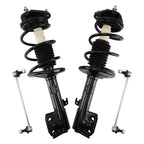 4 Front Struts & Sway Bar Links For Toyota Corolla Matrix 2009-2013 2.4L AWD/FWD
