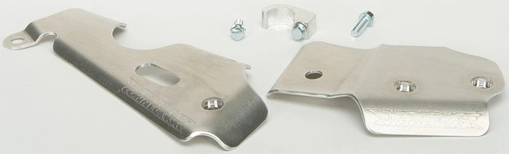 Works Aluminum Frame Guards for Kawasaki KX85 & KX100 (2014–2018)