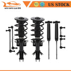 Front Struts & Rear Shocks for Ford Fusion (2013–2018) w/Coil Spring & Sway Bars