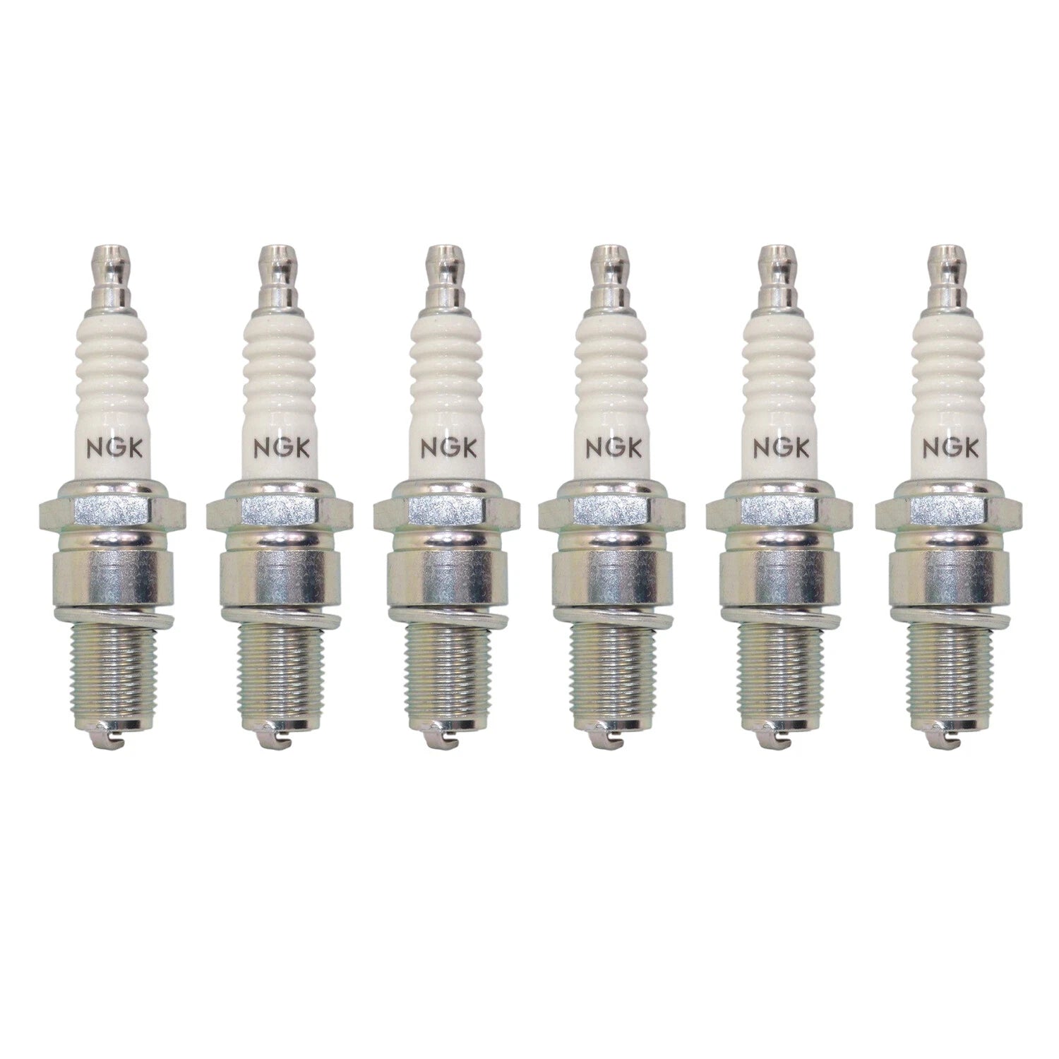Set of 6 NGK V-Power Spark Plugs 1041 for Mazda 929 MPV (1988–1991)