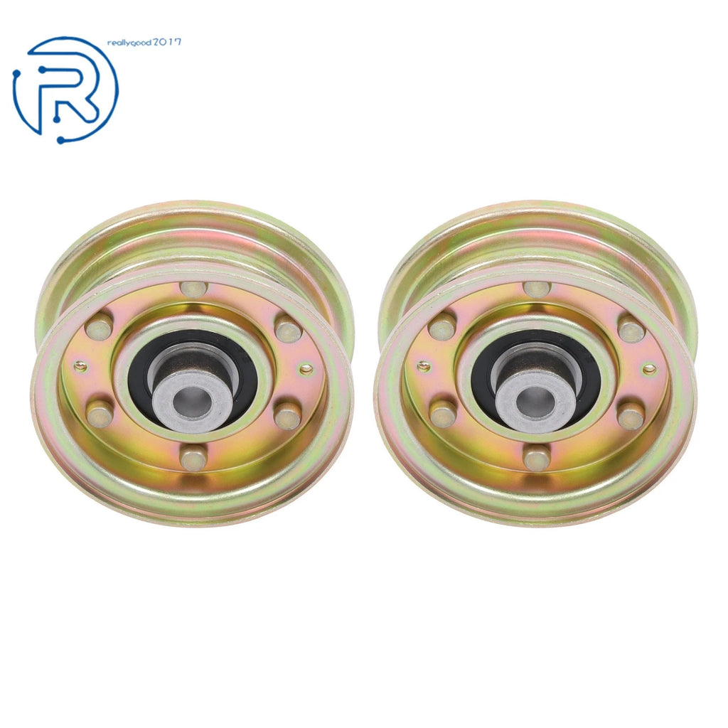 Set of 2 Flat Idler Pulleys for MTD (Year Range Not Specified)