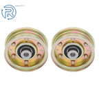 Set of 2 Flat Idler Pulleys for MTD (Year Range Not Specified)