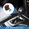 Set of 1 Gear Shift Knob Cover for Toyota CH-R (2017–2021) Black Red Faux Leather