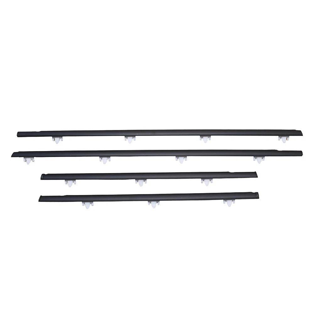 Set of 4 Window Sweep Weatherstrips for Nissan Datsun Sunny B13 Sentra (1991–1994)