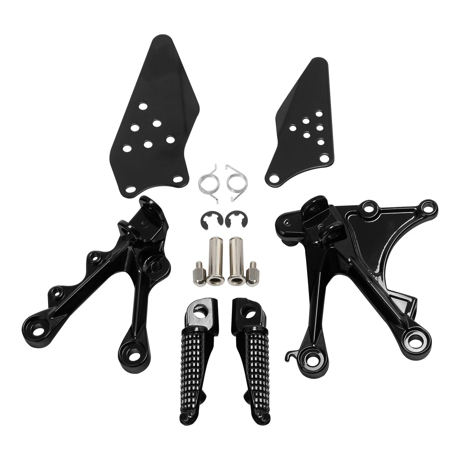 Front Driver Footpegs Bracket for Kawasaki Ninja ZX-6R ZX636 (2005–2008)