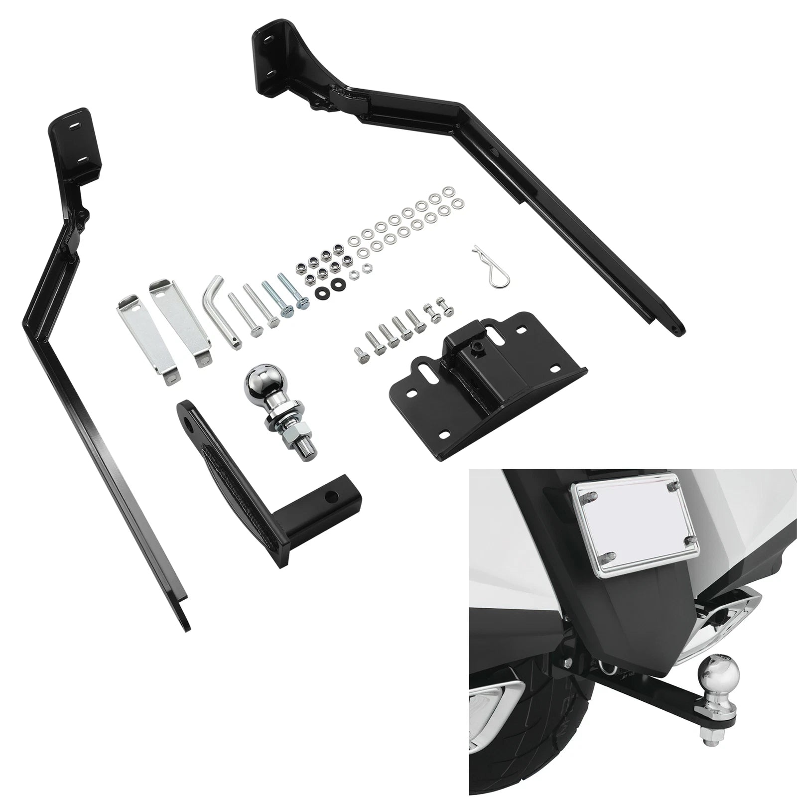 Vertical Receiver Trailer Hitch for Honda GL1800 Goldwing (2018–Present)