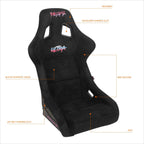 NRG Innovations FRP-302BK-ULTRA Racing Seat for Universal Fit (2010–2023)