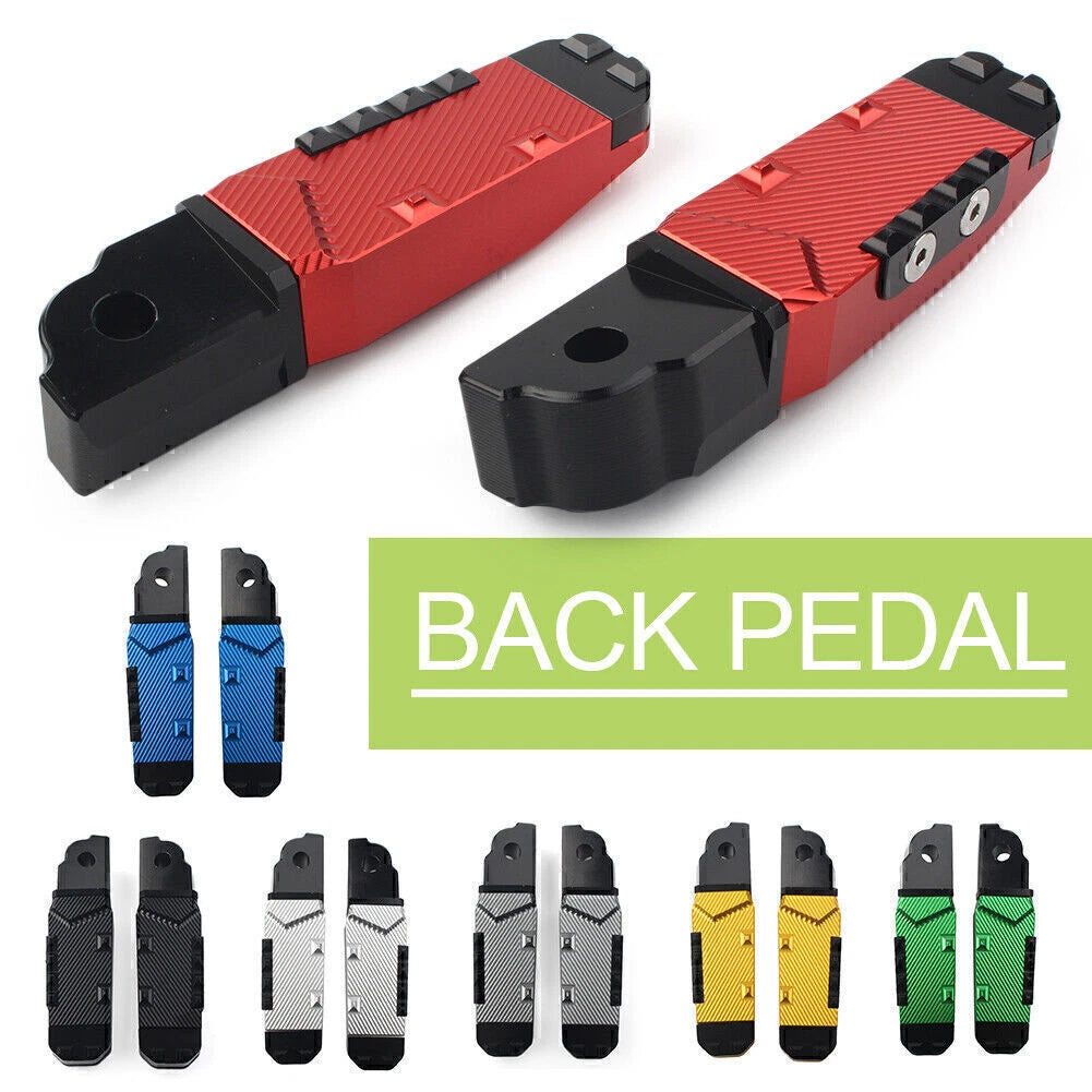 CNC Aluminum Rear Passenger Footrests Foot Pegs for BMW S1000RR (2009–2023)