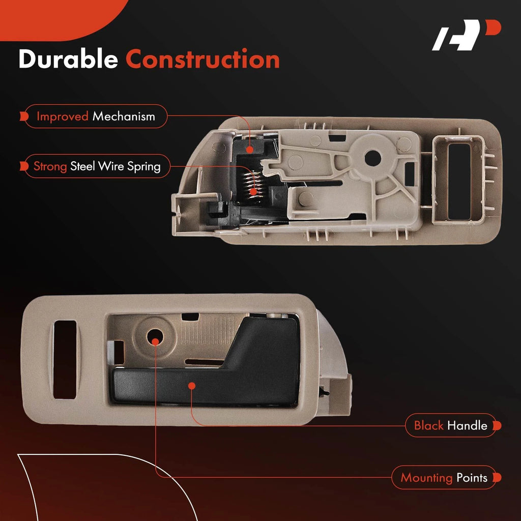 Front Right Plastic Interior Door Handle for Ford Mustang (2010-2014)
