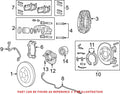 Rear Disc Brake Caliper Pin for Dodge Durango (OEM)
