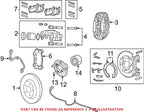 Rear Disc Brake Caliper Pin for Dodge Durango (OEM)